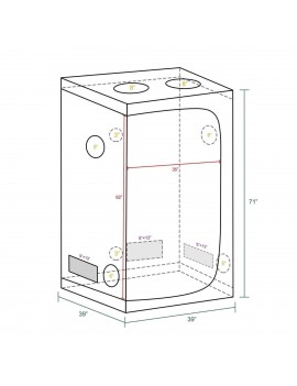 Namiot Mars Hydro 100x100x180cm