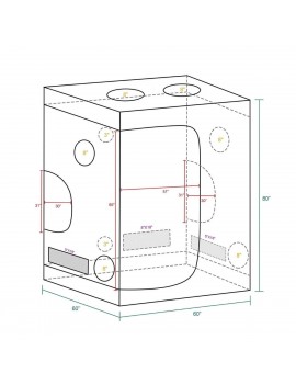 Namiot Mars Hydro 150x150x200 cm